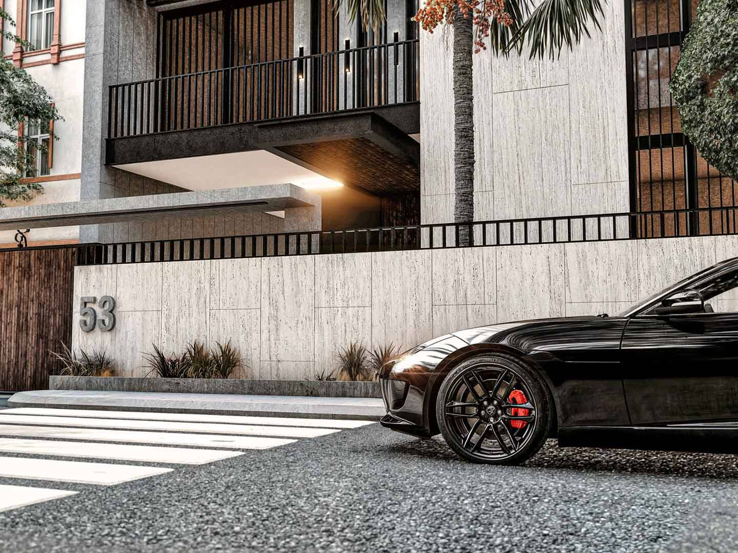 AH Villa exterior design in Tripoli