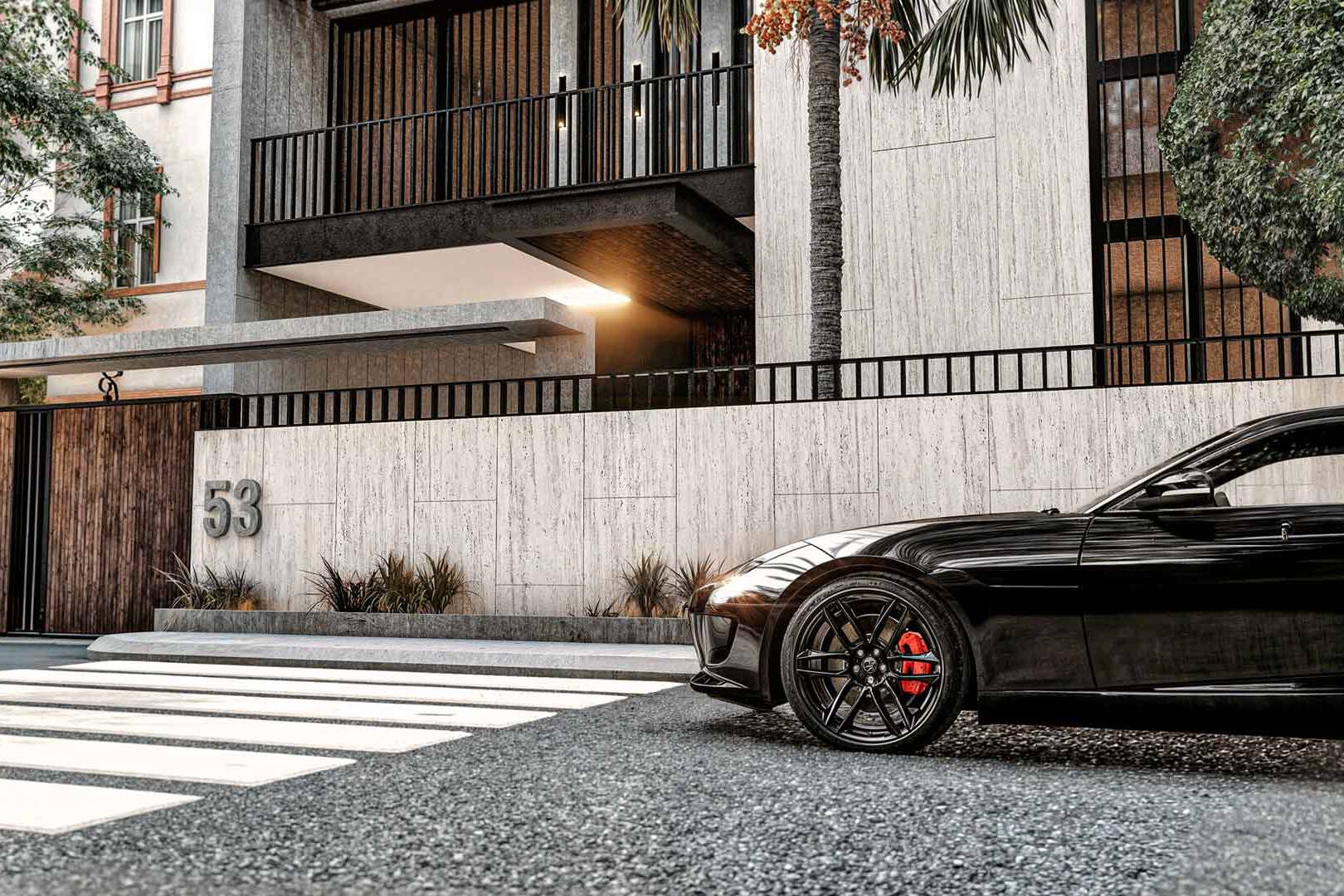 AH Villa exterior design in Tripoli