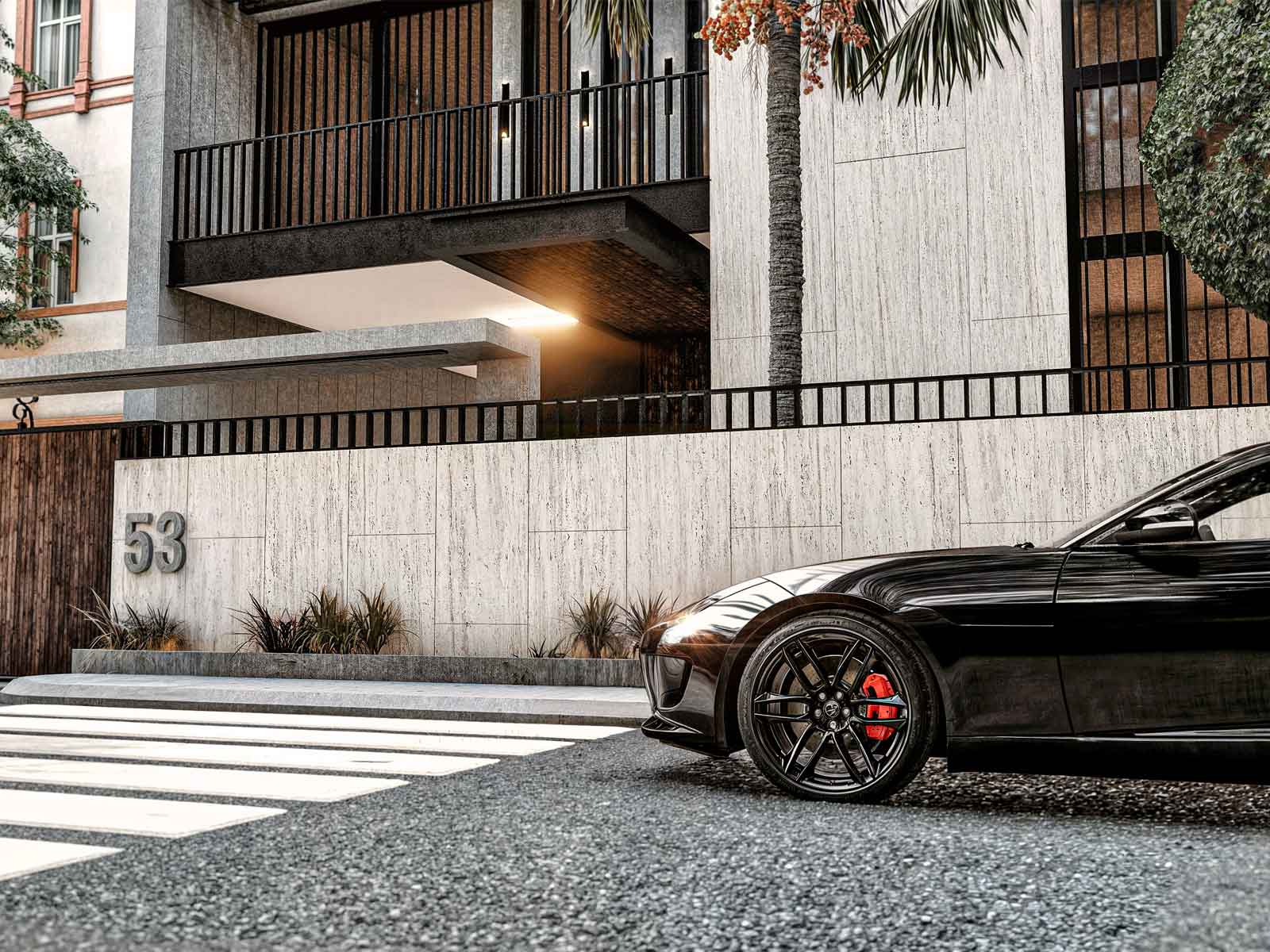 AH Villa contemporary facade