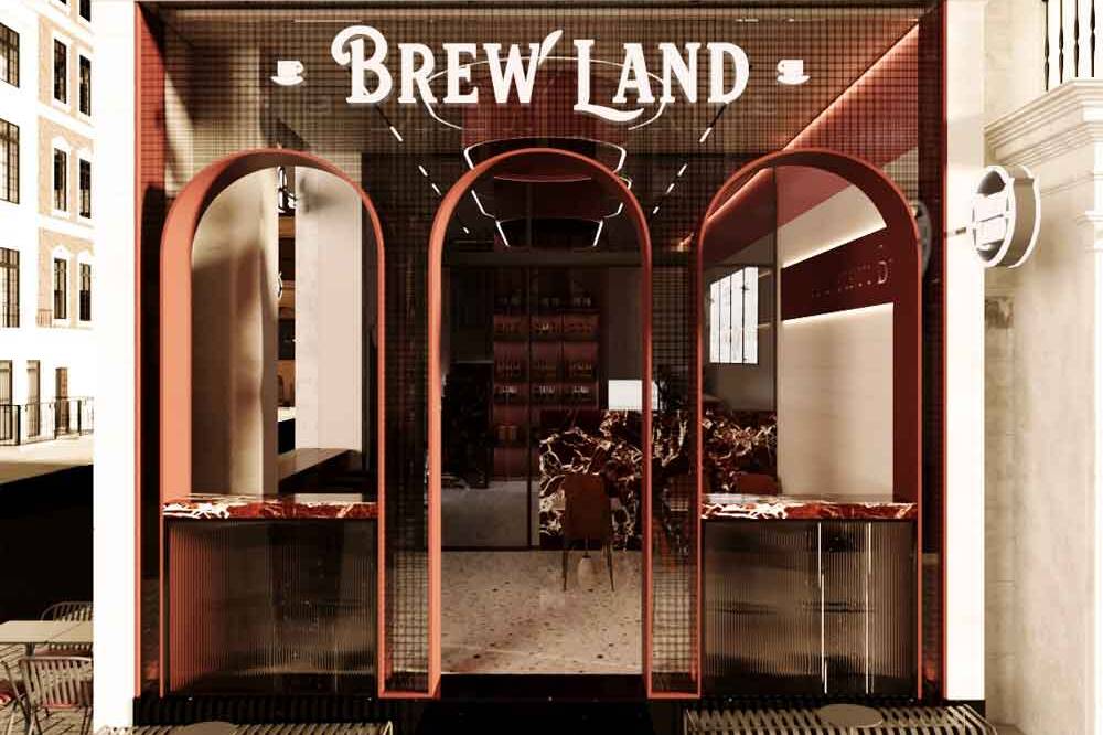 Brew Land Café contemporary and modern interior in Beyazıt