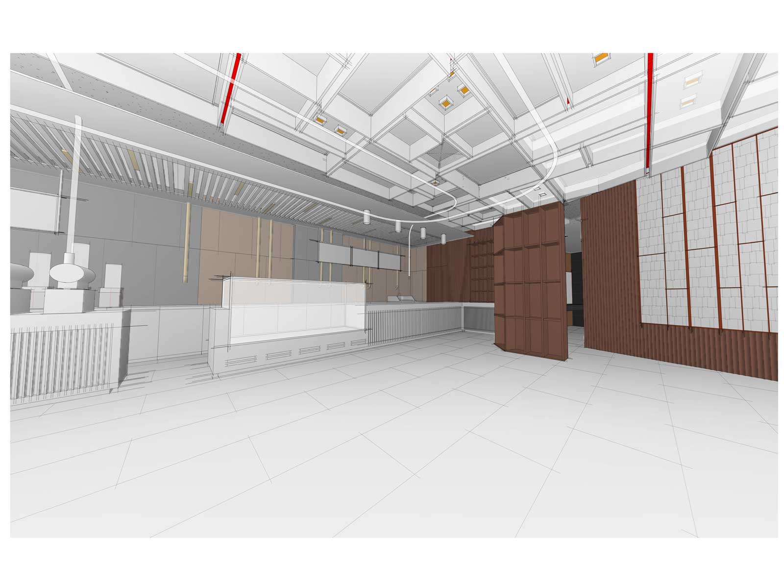 CAFE DEL BELLO 3d plan