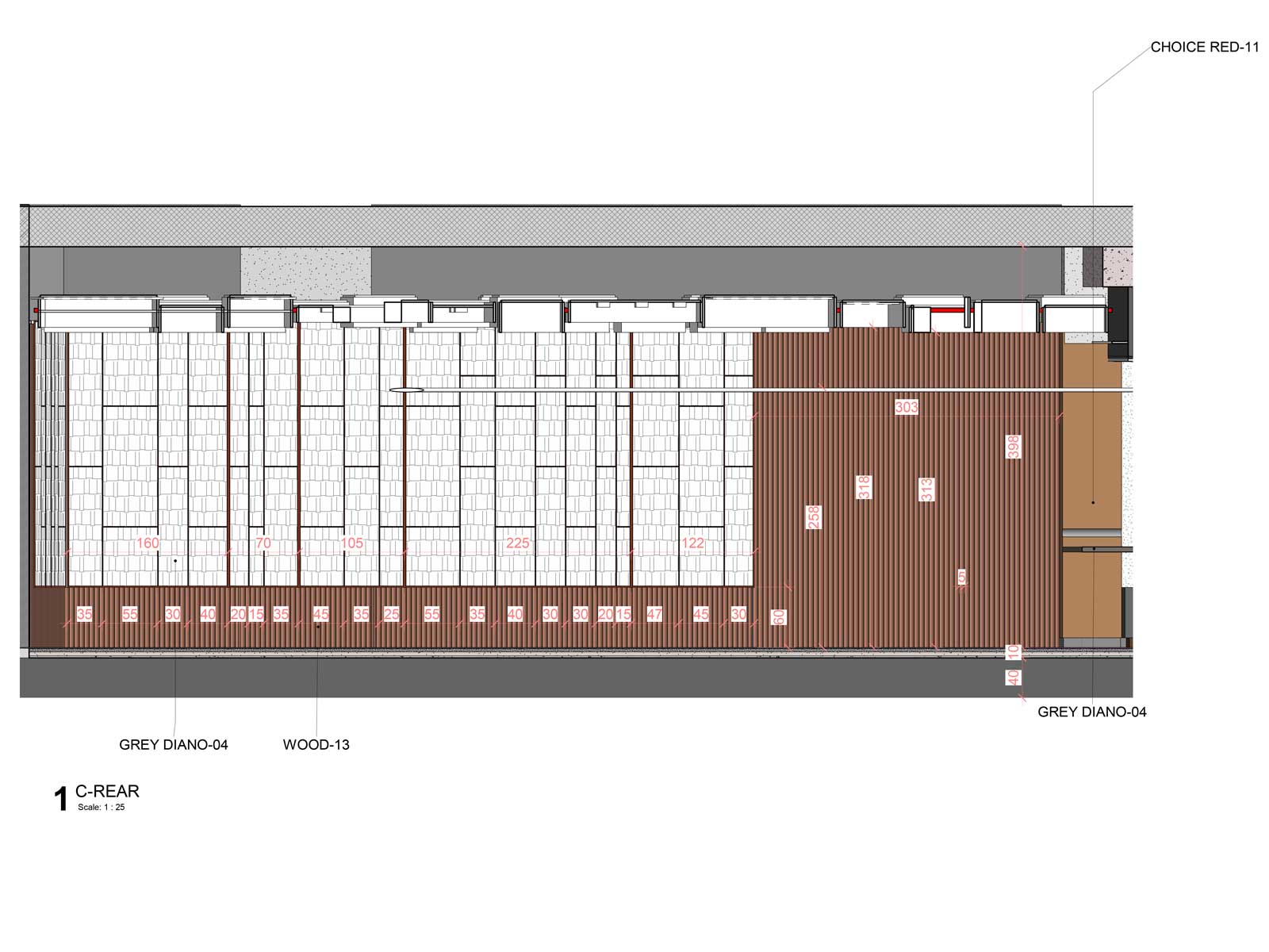 CAFE DEL BELLO back section