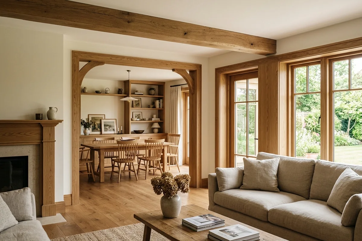 Creating a cohesive design theme for your home through consistent architectural details and joinery