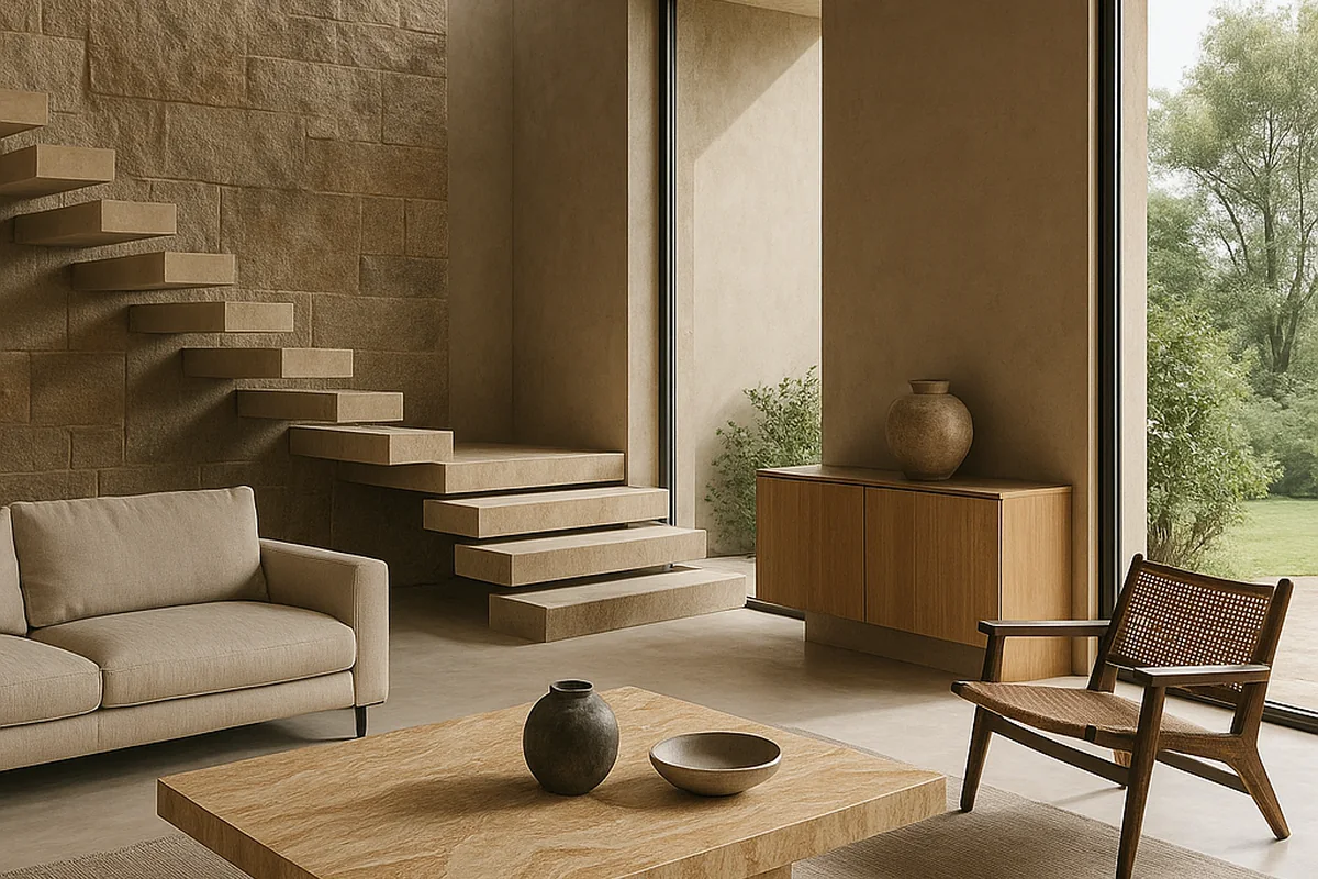 innovative modern villa interior design materials and finishes
