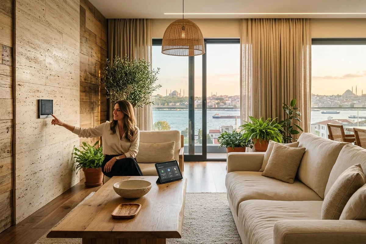 Sustainable luxury: Eco-friendly interior design in Istanbul — locally sourced materials and smart systems